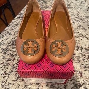Tory Burch Reva flats, size 8
